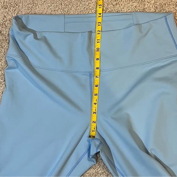 Fabletics Boost PowerHold High-Waisted 7/8 Legging Bali-Blue Lace Details 3X - Picture 14 of 14
